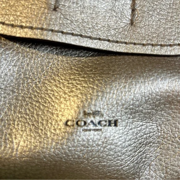 Coach Gold Convertible Backpack Crossbody - Picture 3 of 9